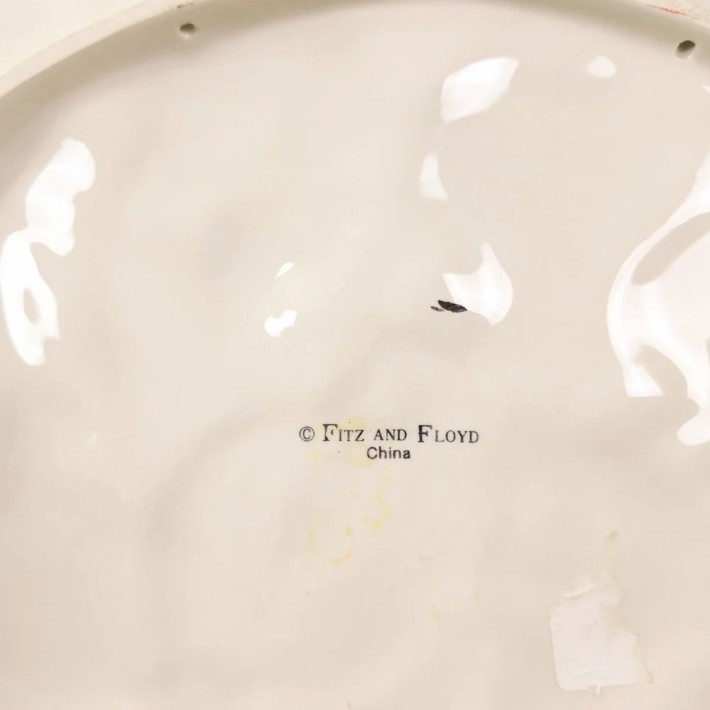 Fitz and Floyd Florentine Fruit Large Serving Platter Wall Decor